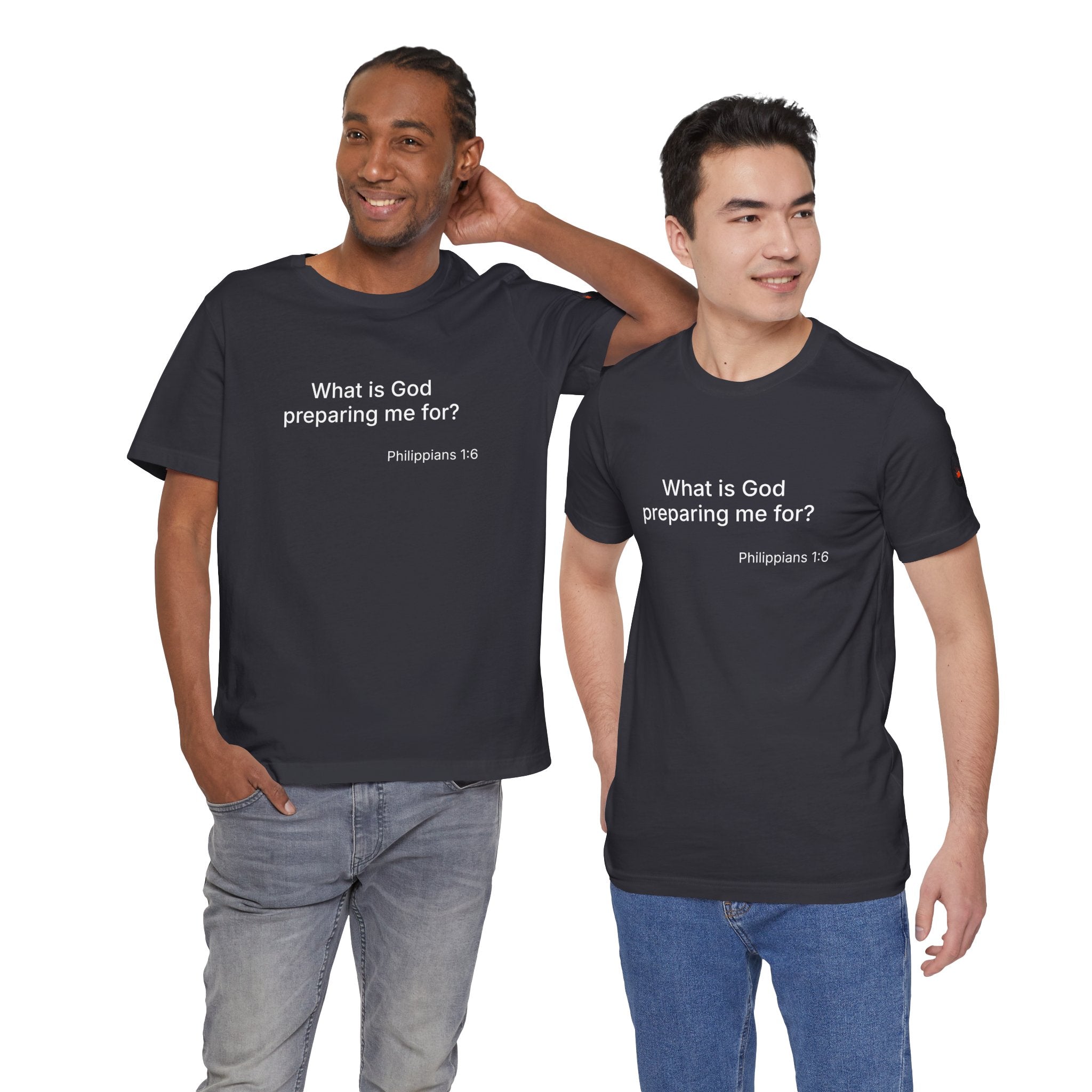 What is God preparing me for? Unisex Jersey Short Sleeve Tee