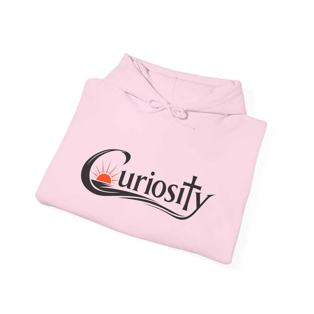 Curiosity logo hoodie | Hooded Sweatshirt, "The answers are waiting."