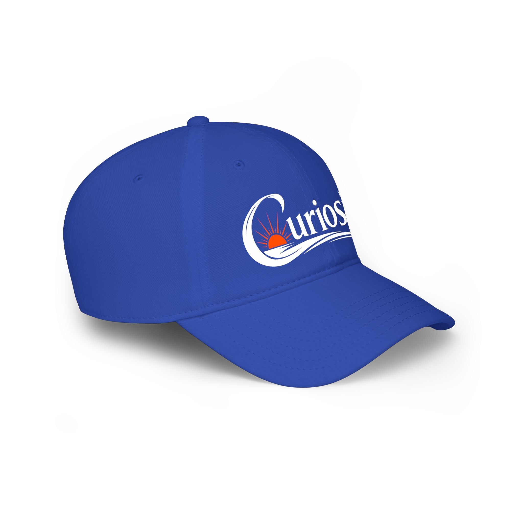Curiosity Logo Baseball Cap | embroidered script logo cap