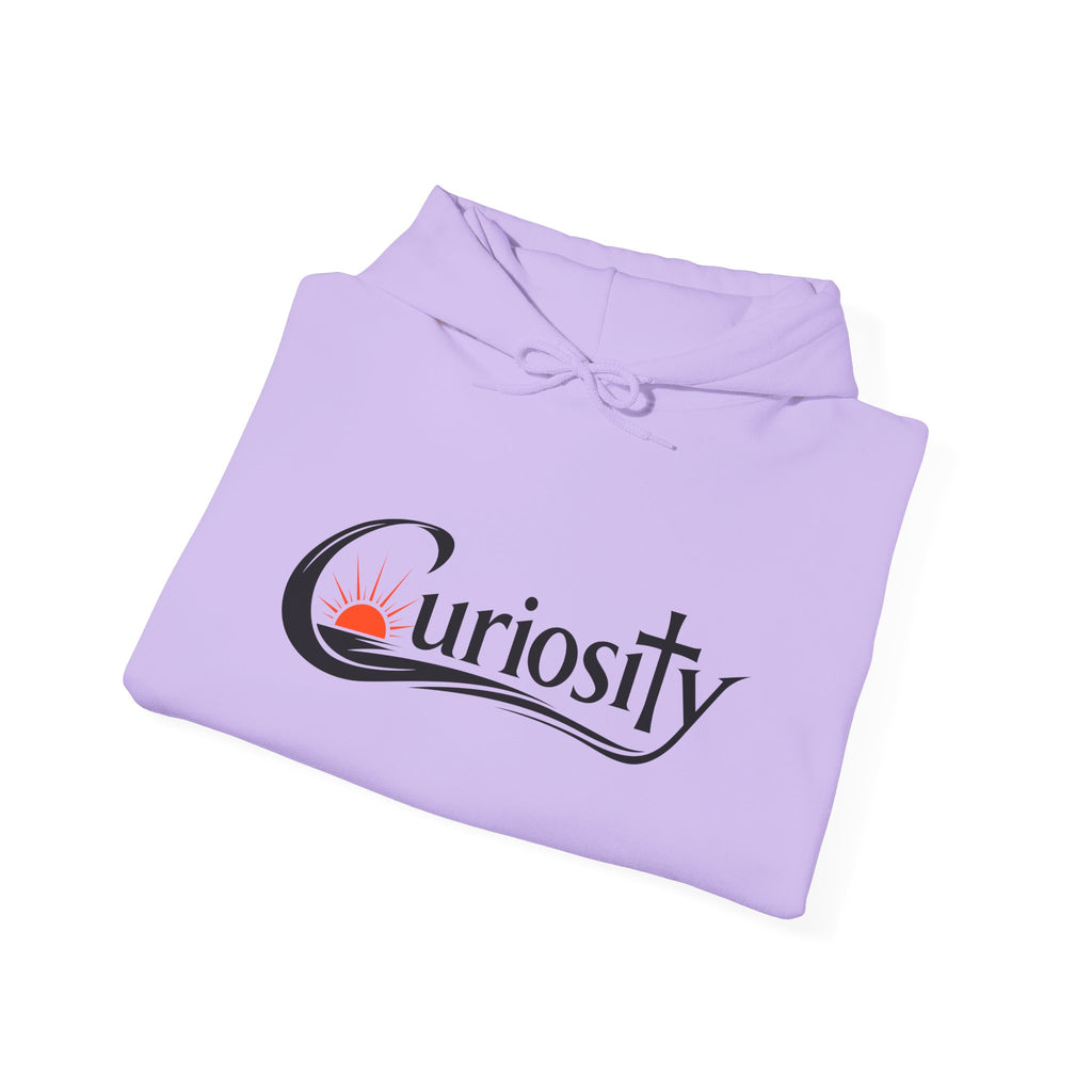 Curiosity logo hoodie | Hooded Sweatshirt, "The answers are waiting."