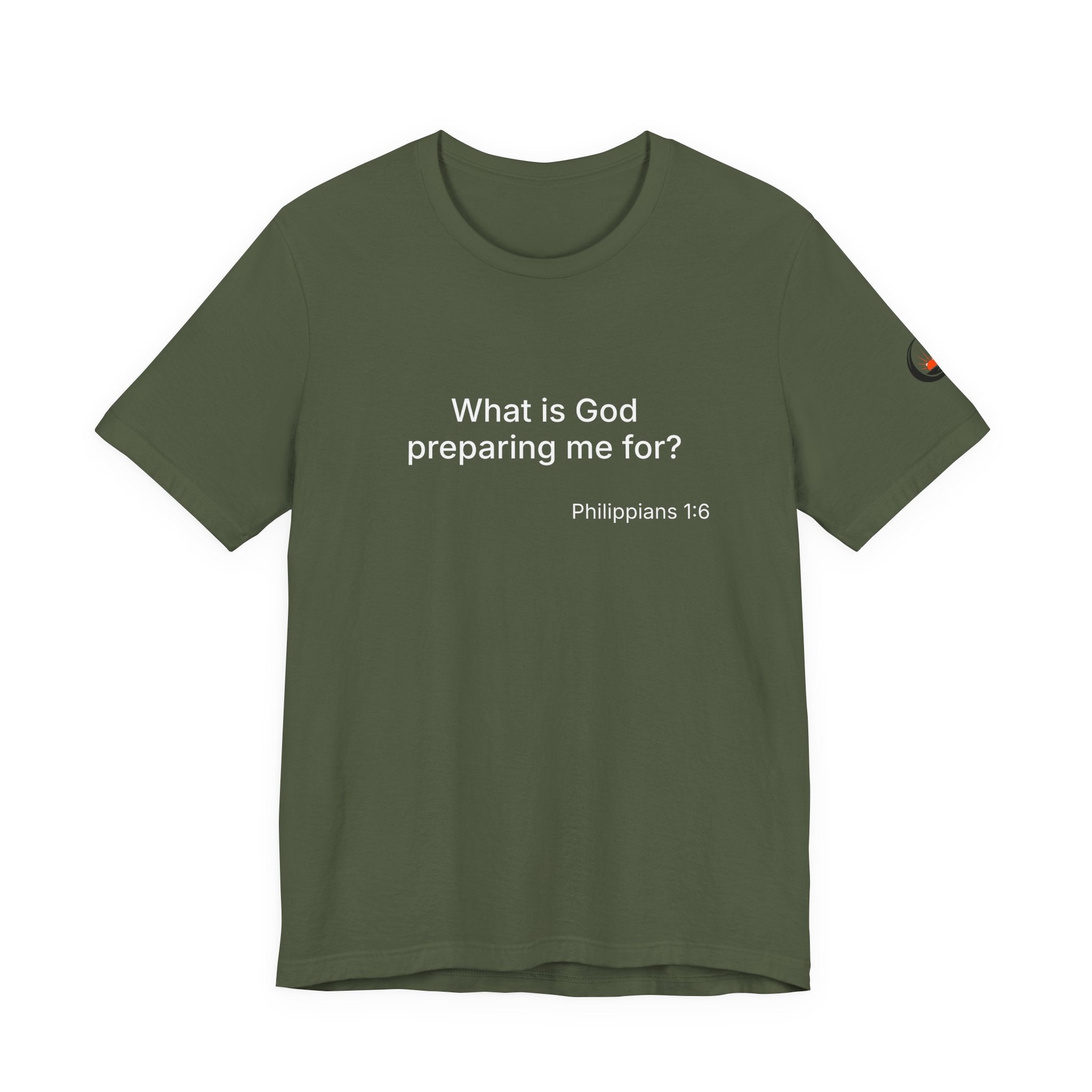 What is God preparing me for? Unisex Jersey Short Sleeve Tee
