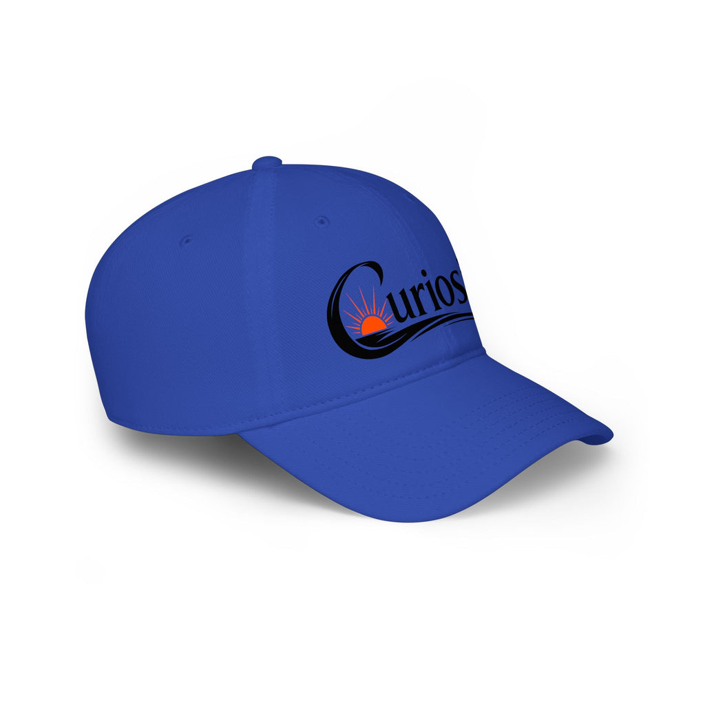 Curiosity Logo Baseball Cap | embroidered script logo cap