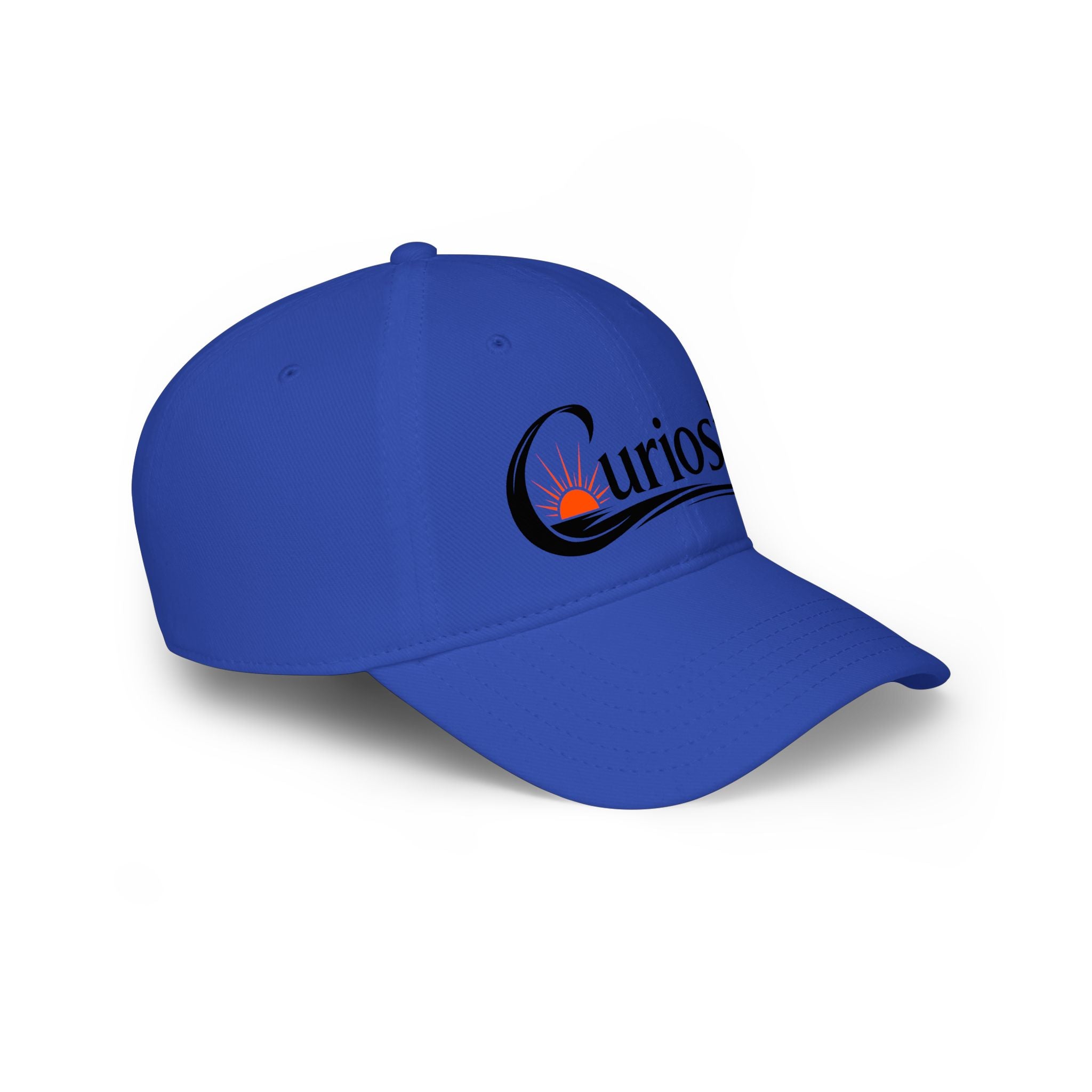 Curiosity Logo Baseball Cap | embroidered script logo cap