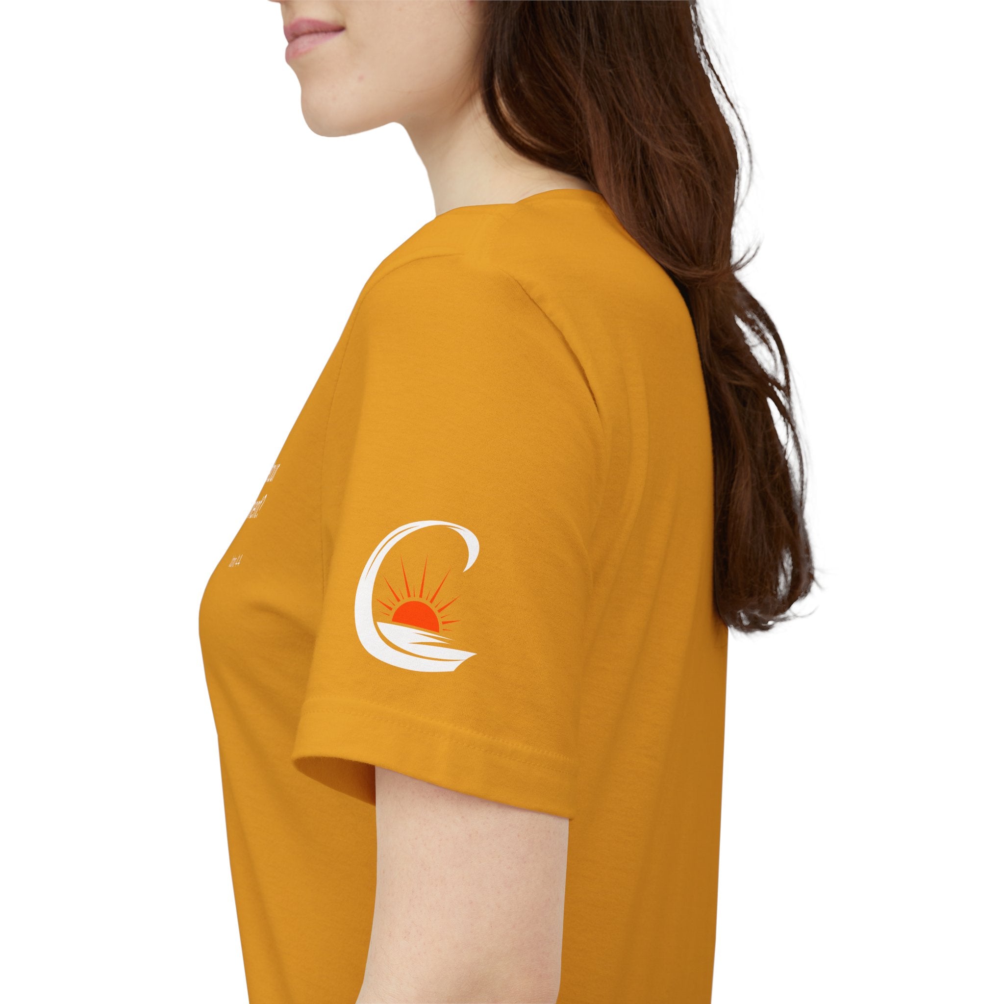 "What if the detour is the assignment?" – White Lettering & Logo - Minimal Motivational T-Shirt