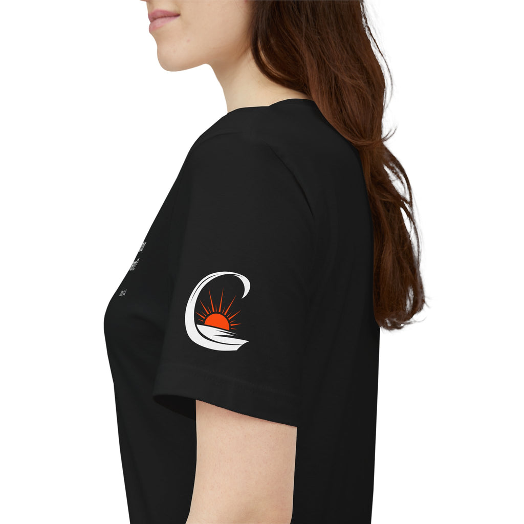 "What if the detour is the assignment?" – White Lettering & Logo - Minimal Motivational T-Shirt