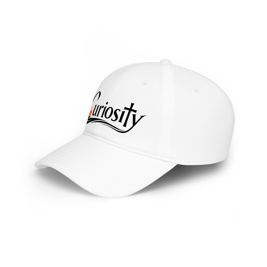 Curiosity Logo Baseball Cap | embroidered script logo cap
