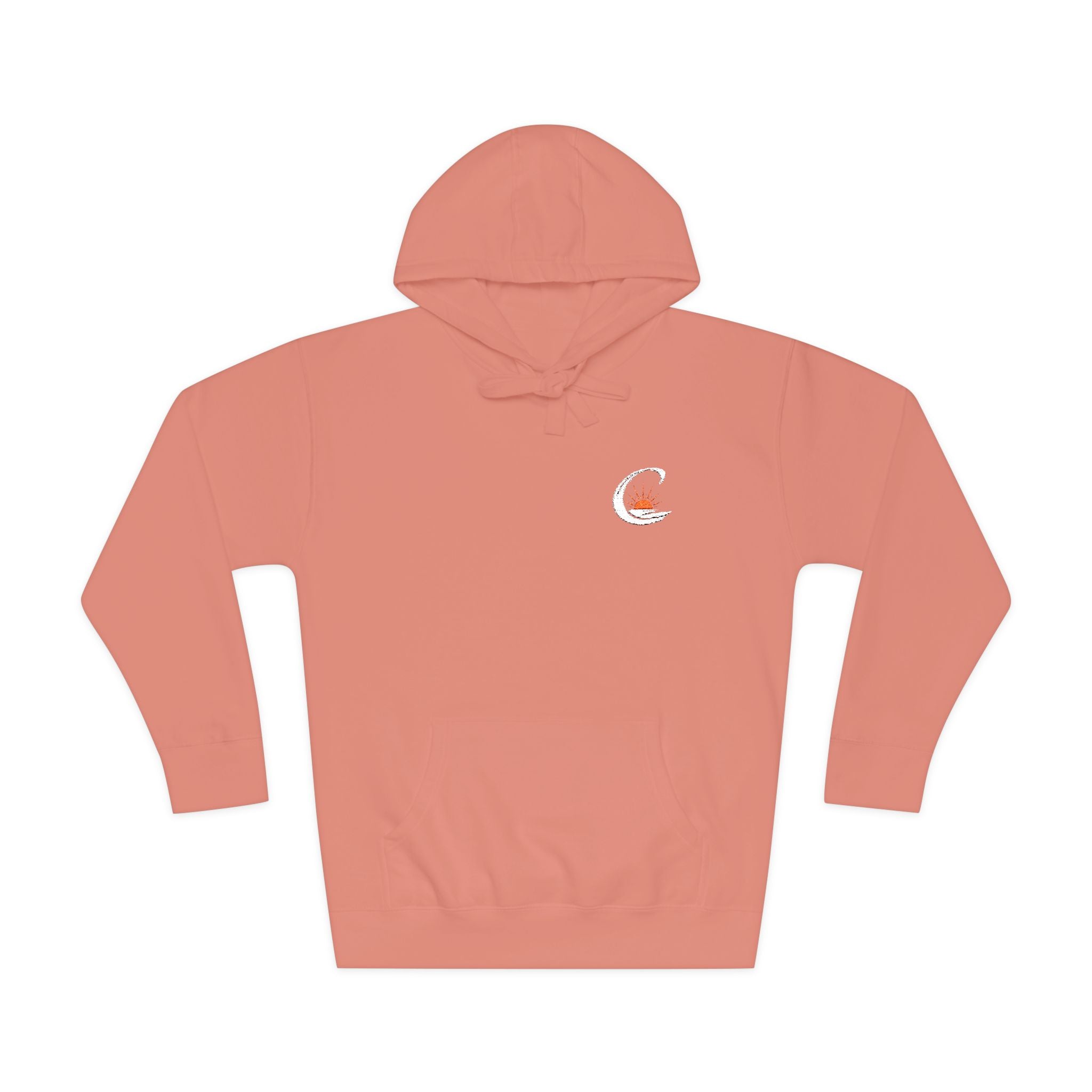 Curiosity White Emblem Hoodie | Small Chest Graphic,  Pullover
