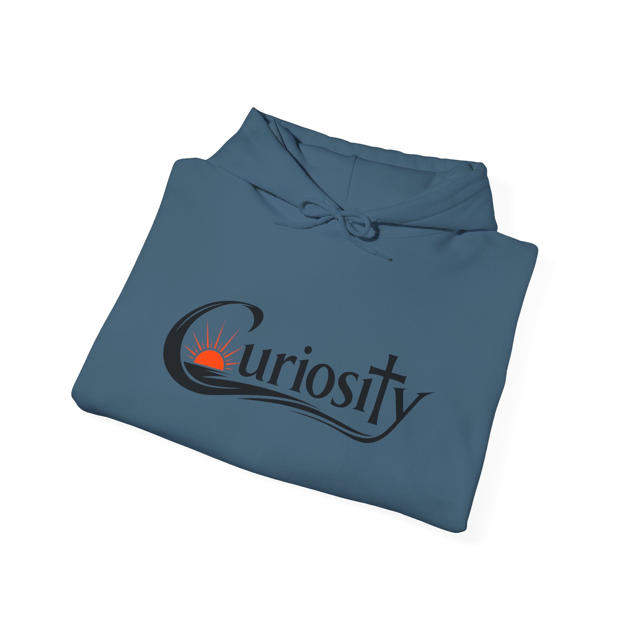 Curiosity logo hoodie | Hooded Sweatshirt, "The answers are waiting."