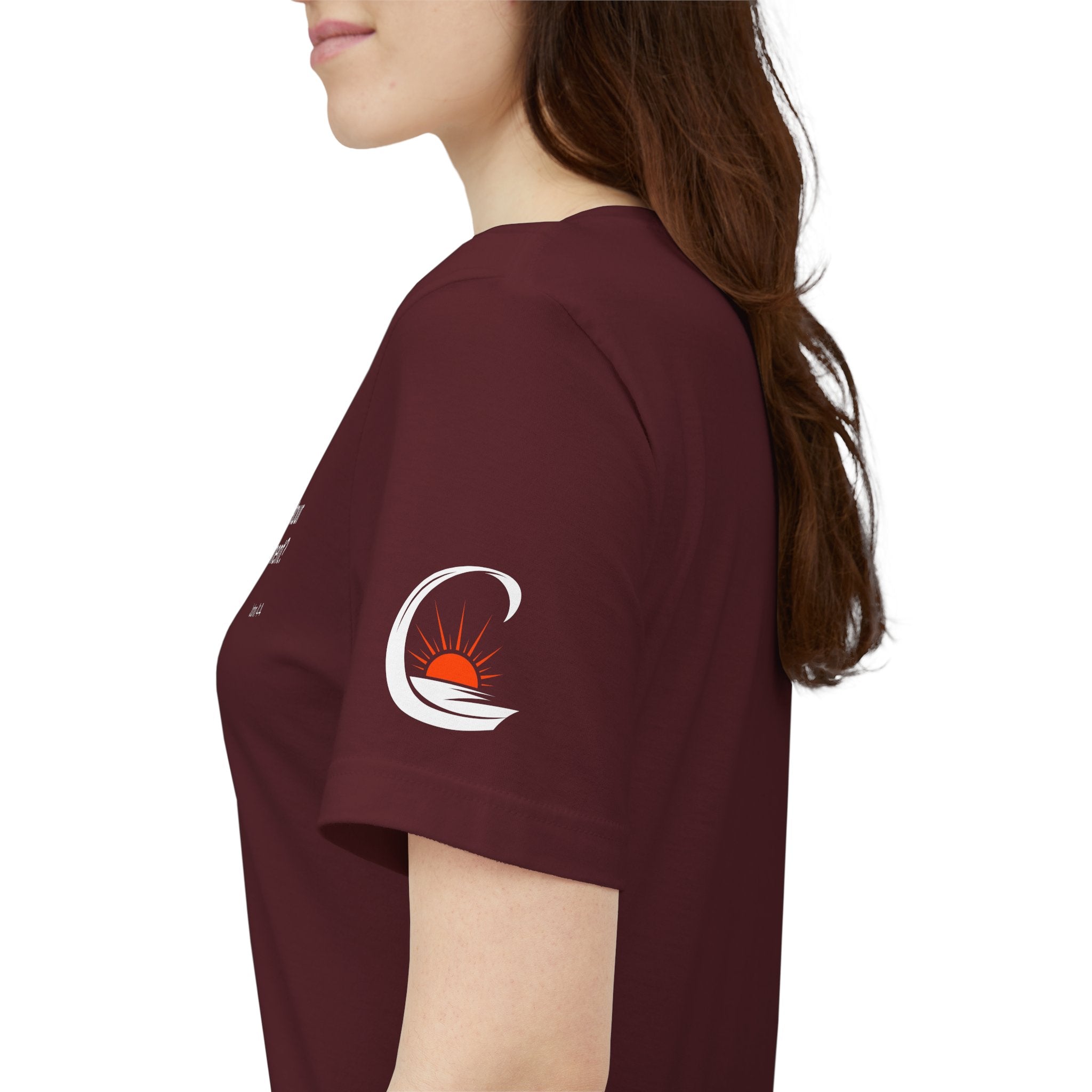 "What if the detour is the assignment?" – White Lettering & Logo - Minimal Motivational T-Shirt