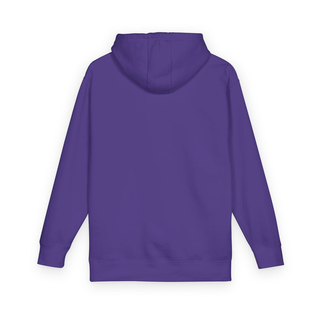 Curiosity White Emblem Hoodie | Small Chest Graphic,  Pullover