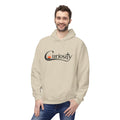 Curiosity Black Logo Hoodie | It starts with a question text