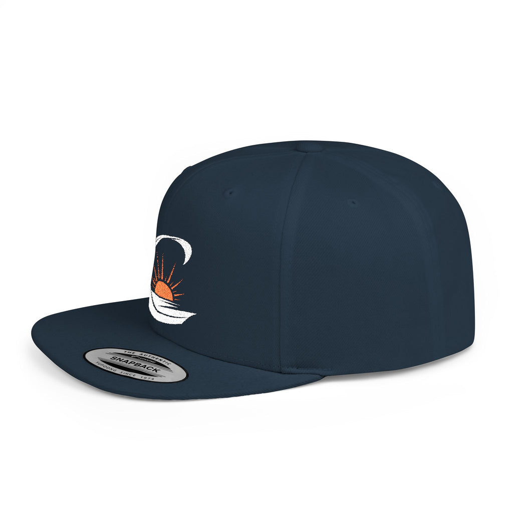 Sunrise Wave Snapback | Embroidered Curiosity Emblem Cap