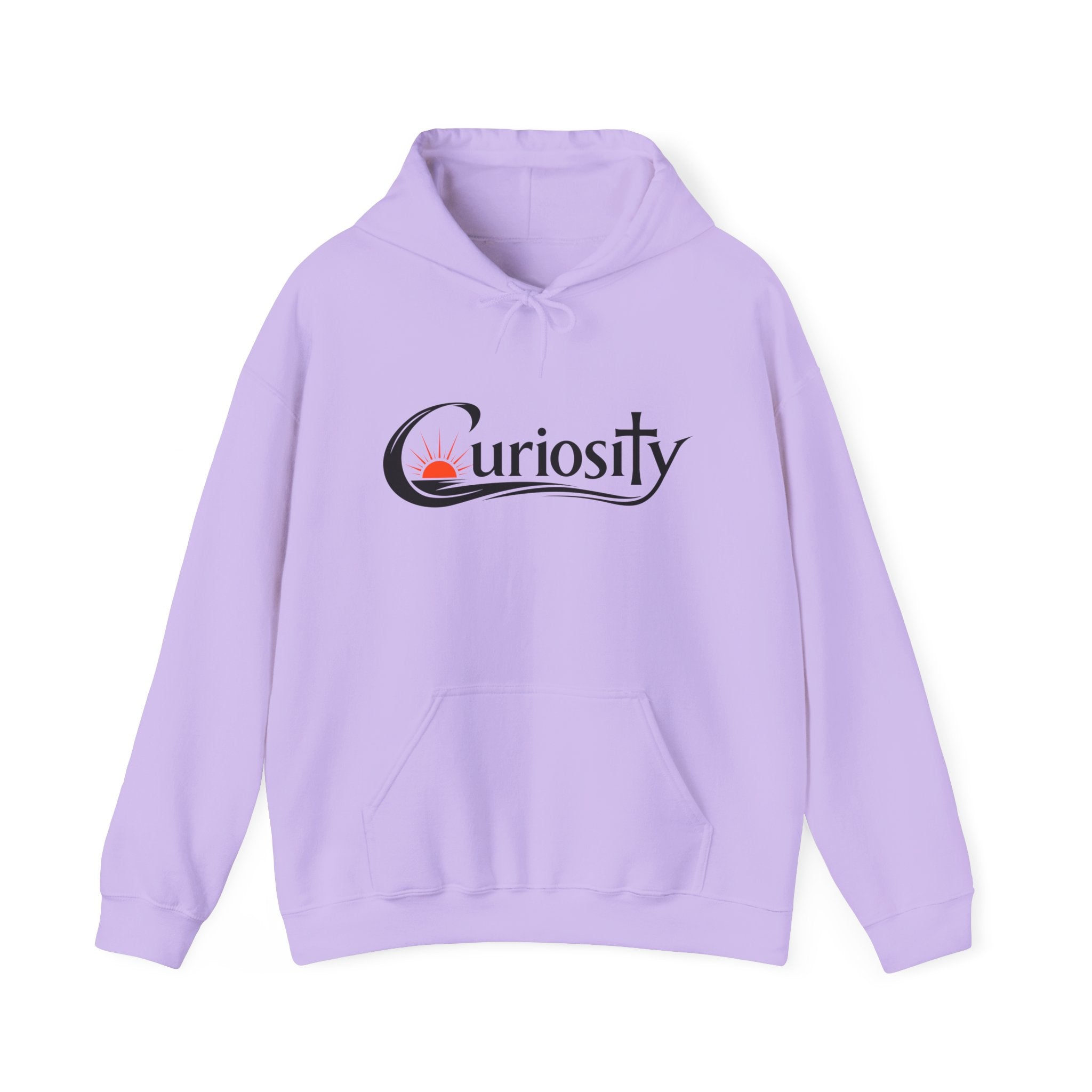 Curiosity logo hoodie | Hooded Sweatshirt, "The answers are waiting."