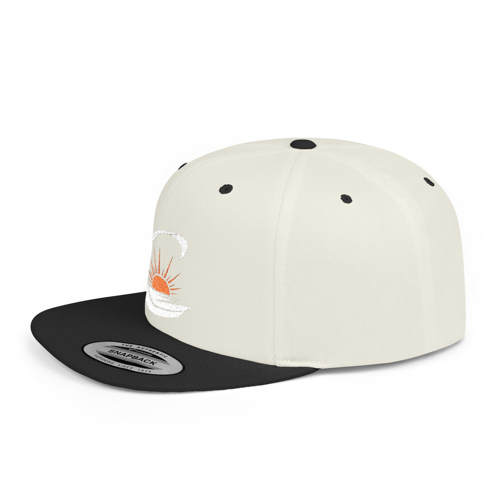 Sunrise Wave Snapback | Embroidered Curiosity Emblem Cap