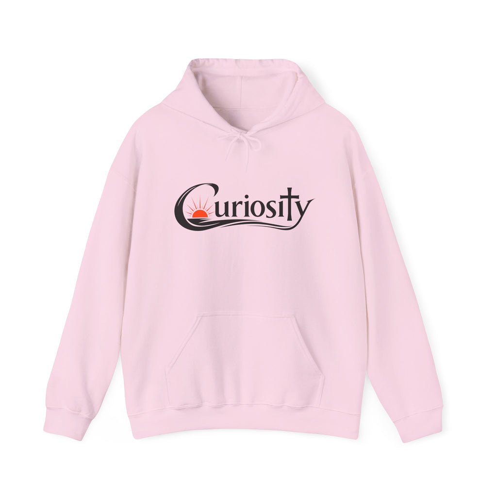 Curiosity logo hoodie | Hooded Sweatshirt, "The answers are waiting."