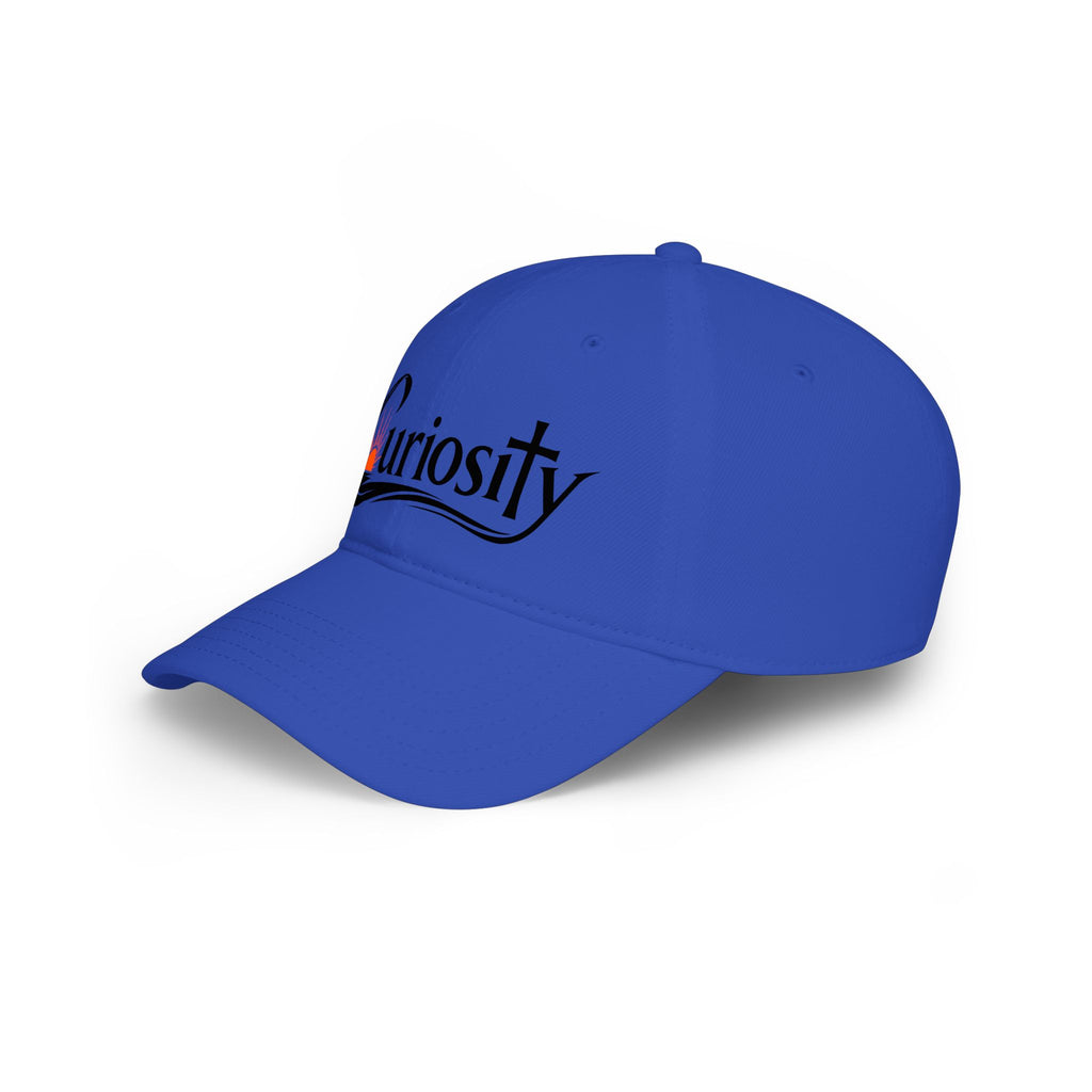 Curiosity Logo Baseball Cap | embroidered script logo cap