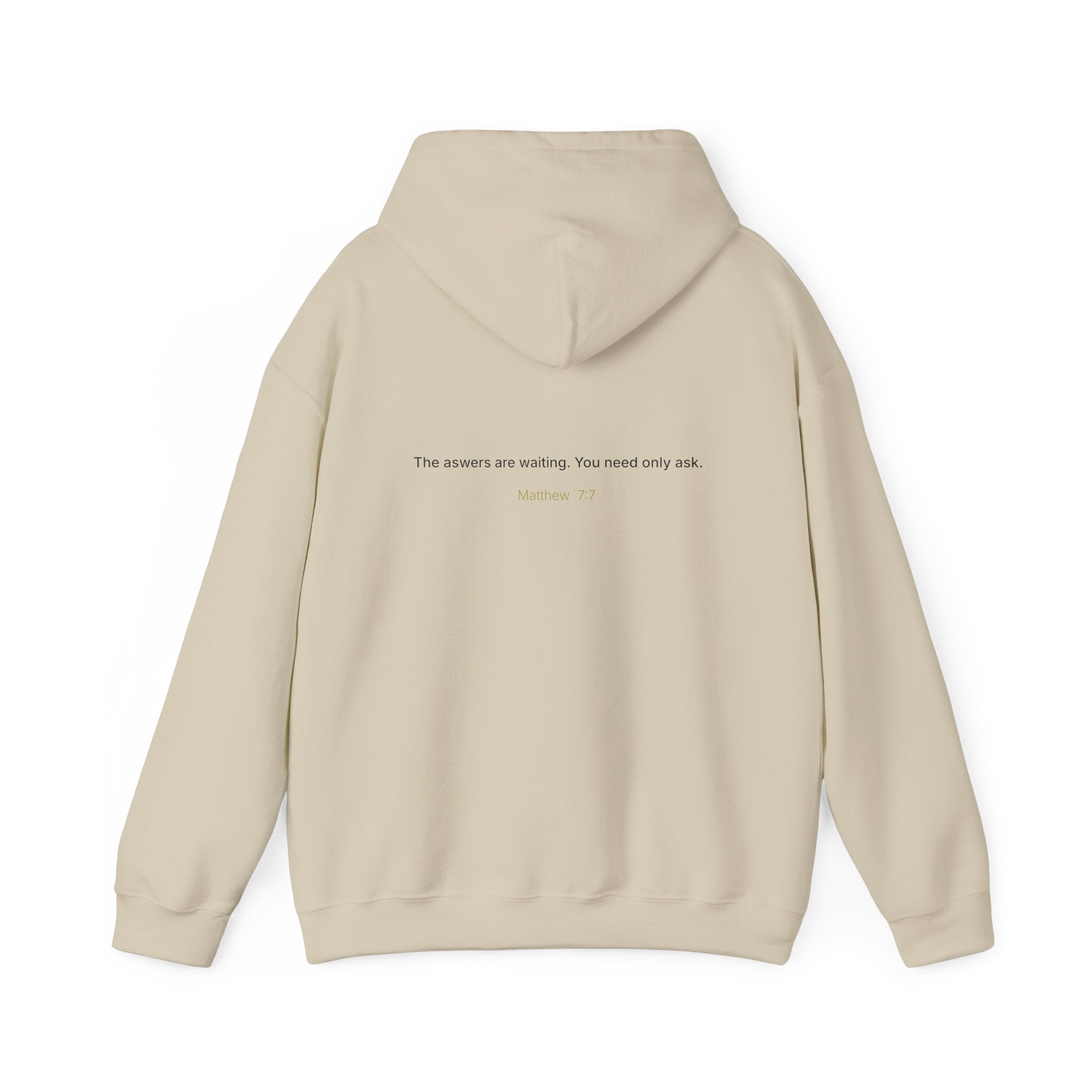 Curiosity logo hoodie | Hooded Sweatshirt, "The answers are waiting."