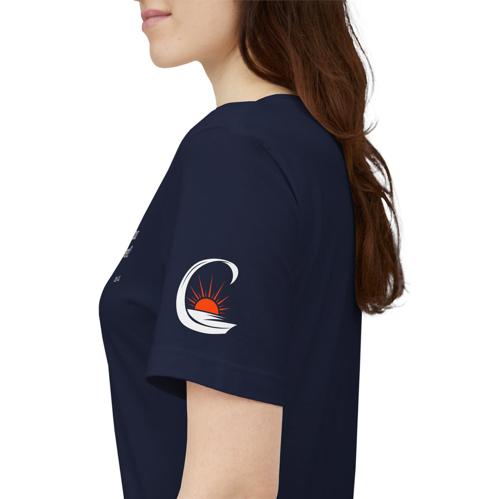 "What if the detour is the assignment?" – White Lettering & Logo - Minimal Motivational T-Shirt