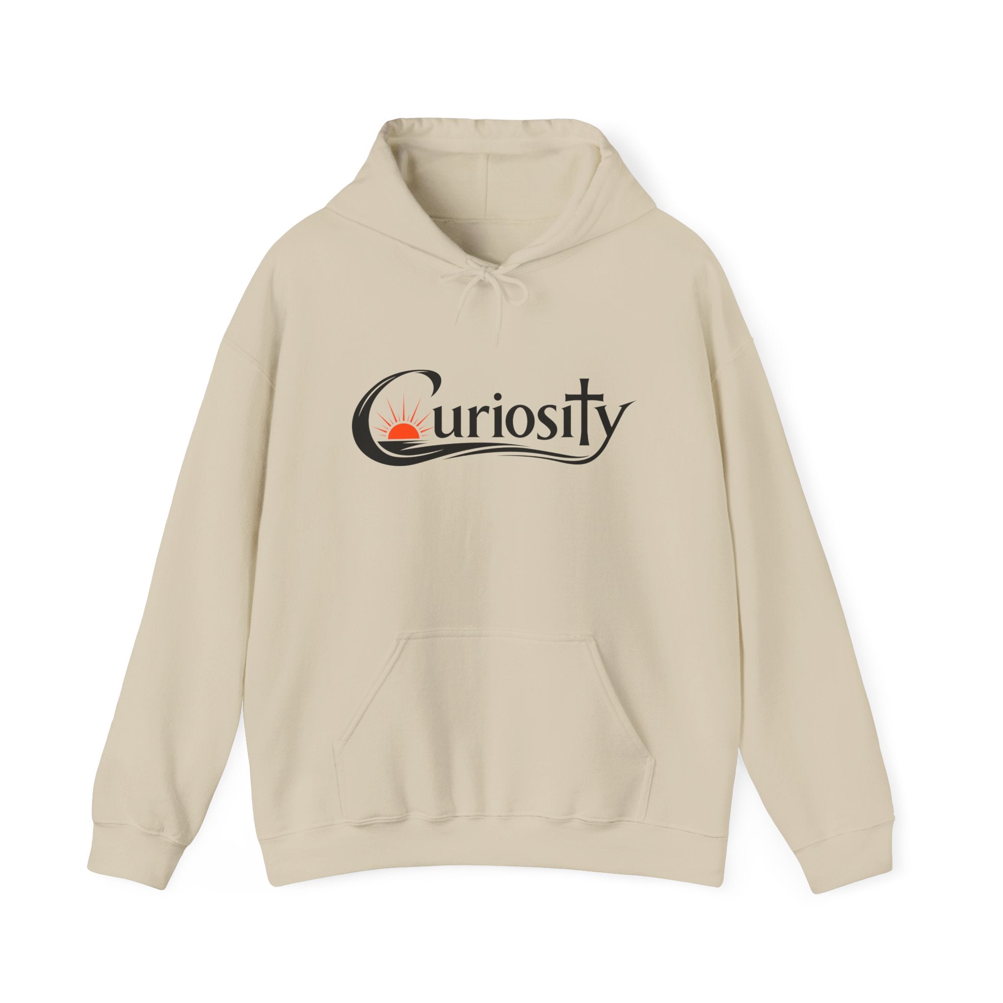 Curiosity logo hoodie | Hooded Sweatshirt, "The answers are waiting."
