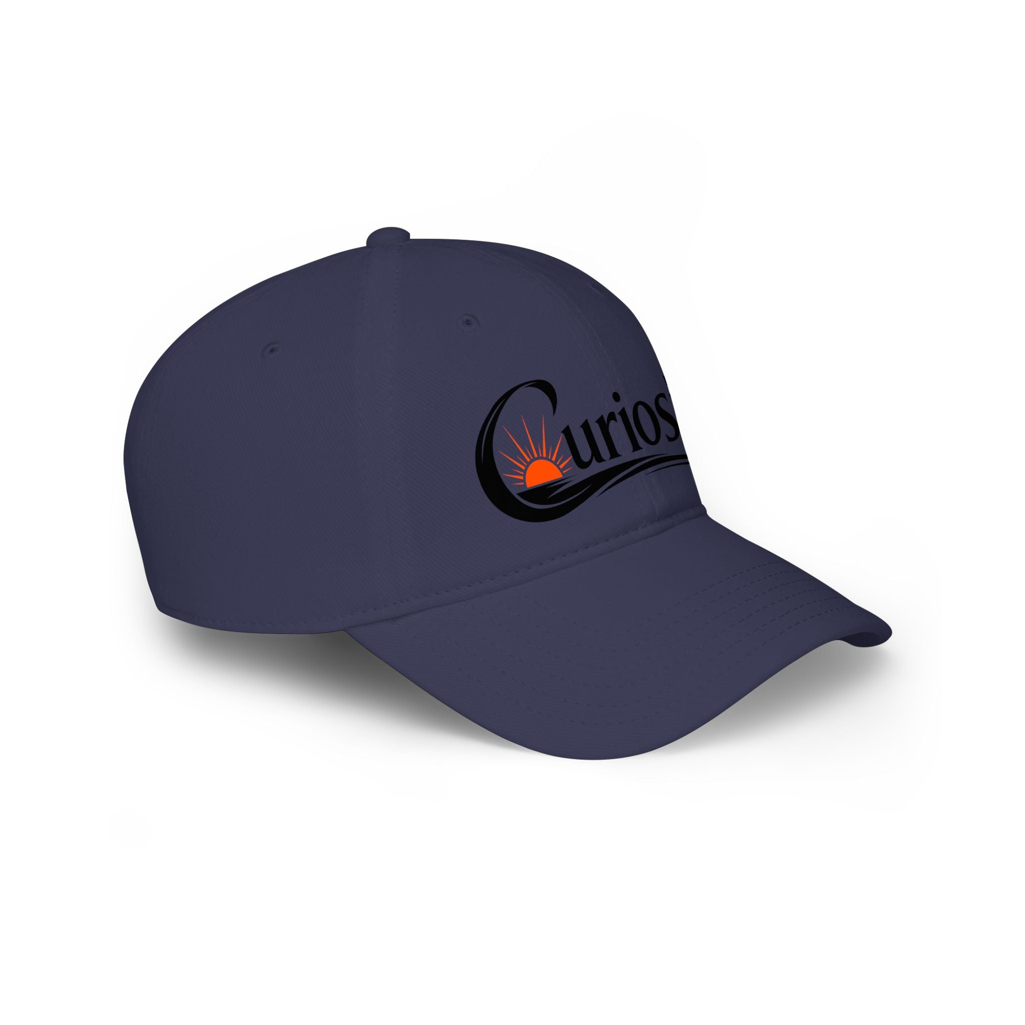 Curiosity Logo Baseball Cap | embroidered script logo cap