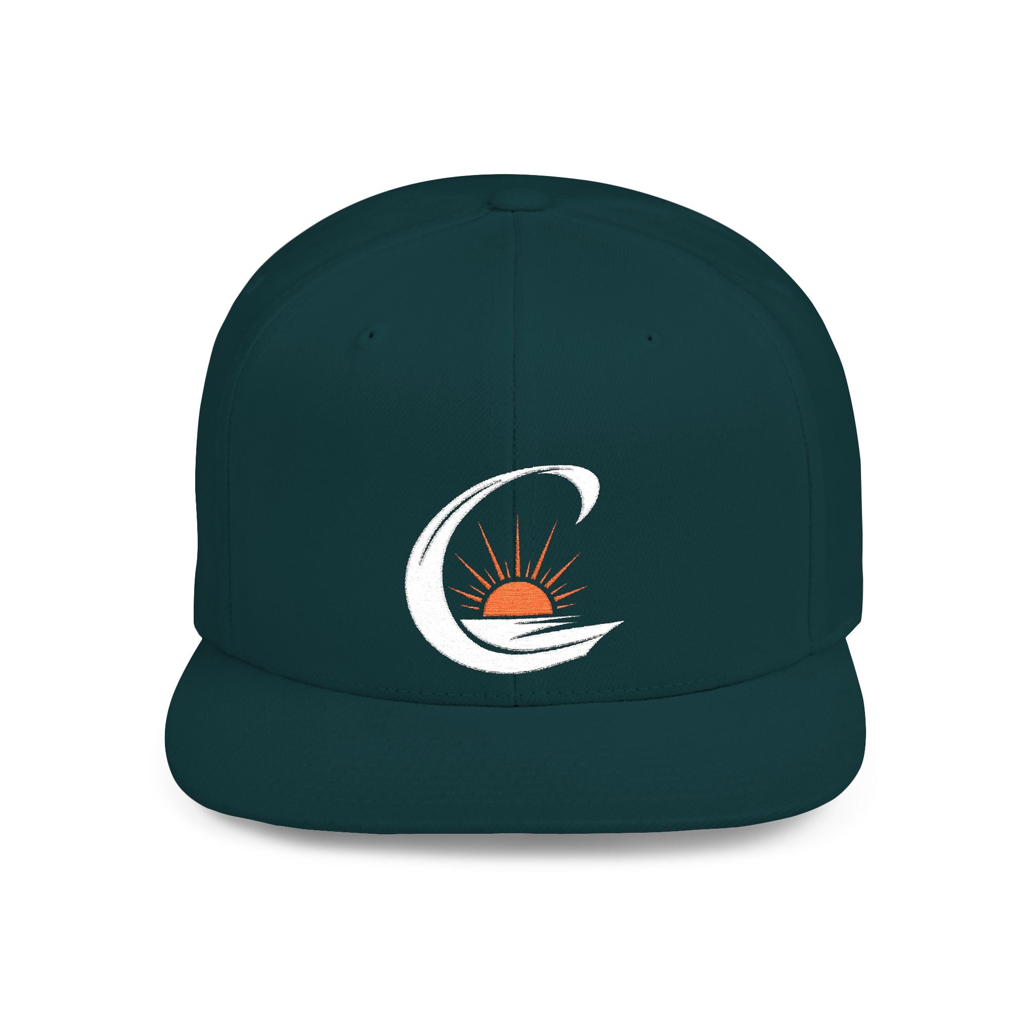Sunrise Wave Snapback | Embroidered Curiosity Emblem Cap