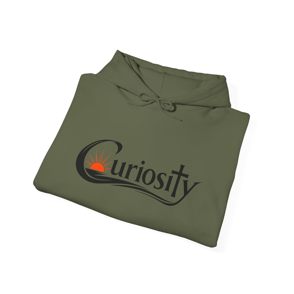 Curiosity logo hoodie | Hooded Sweatshirt, "The answers are waiting."