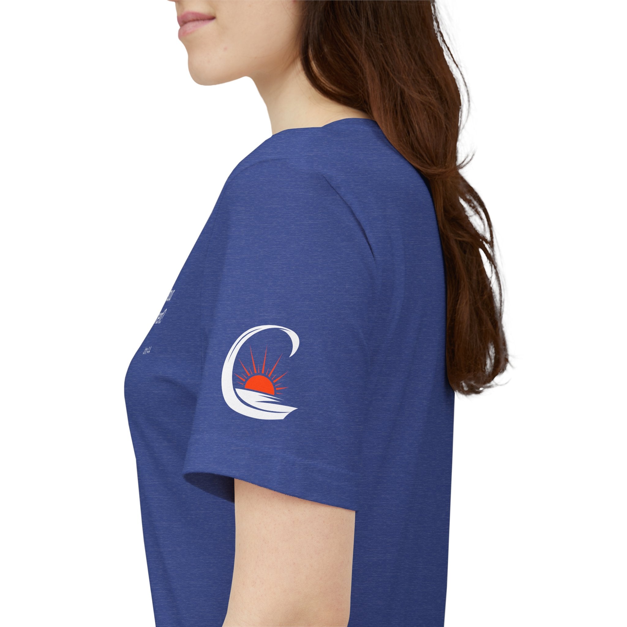 "What if the detour is the assignment?" – White Lettering & Logo - Minimal Motivational T-Shirt