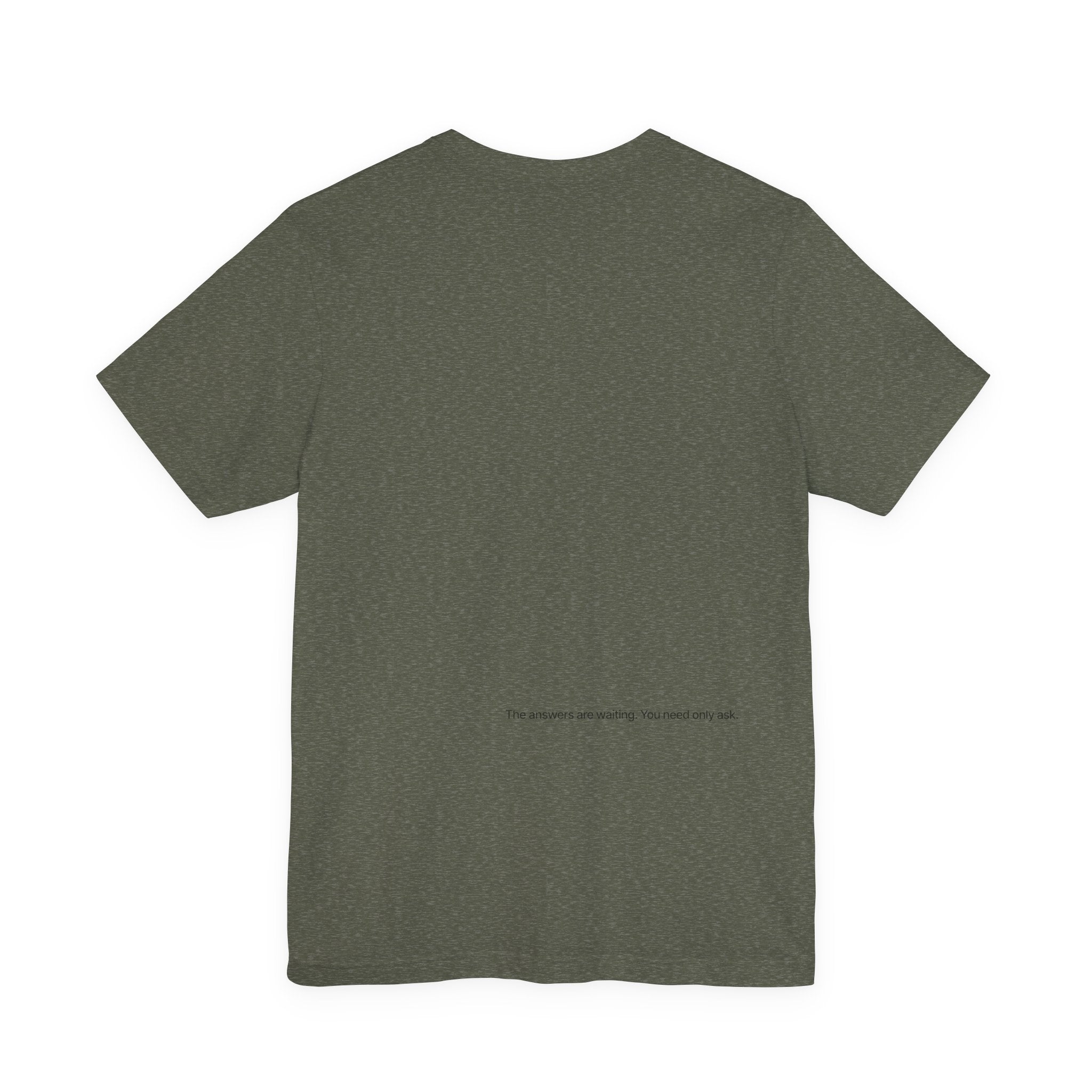 Curiosity Logo Tee | Black Curiosity Text Graphic T-Shirt, Minimal Science Design