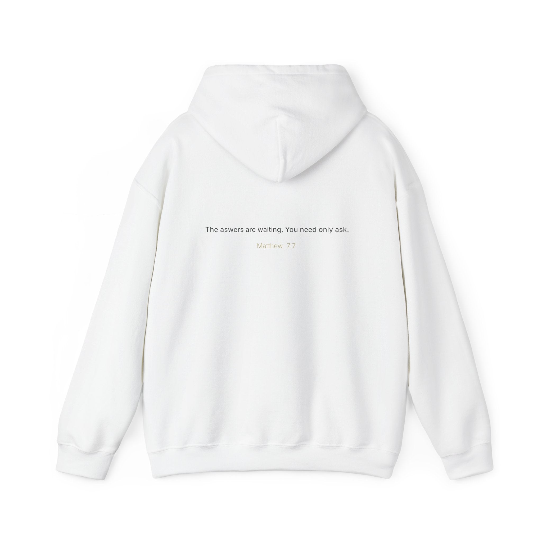 Curiosity logo hoodie | Hooded Sweatshirt, "The answers are waiting."