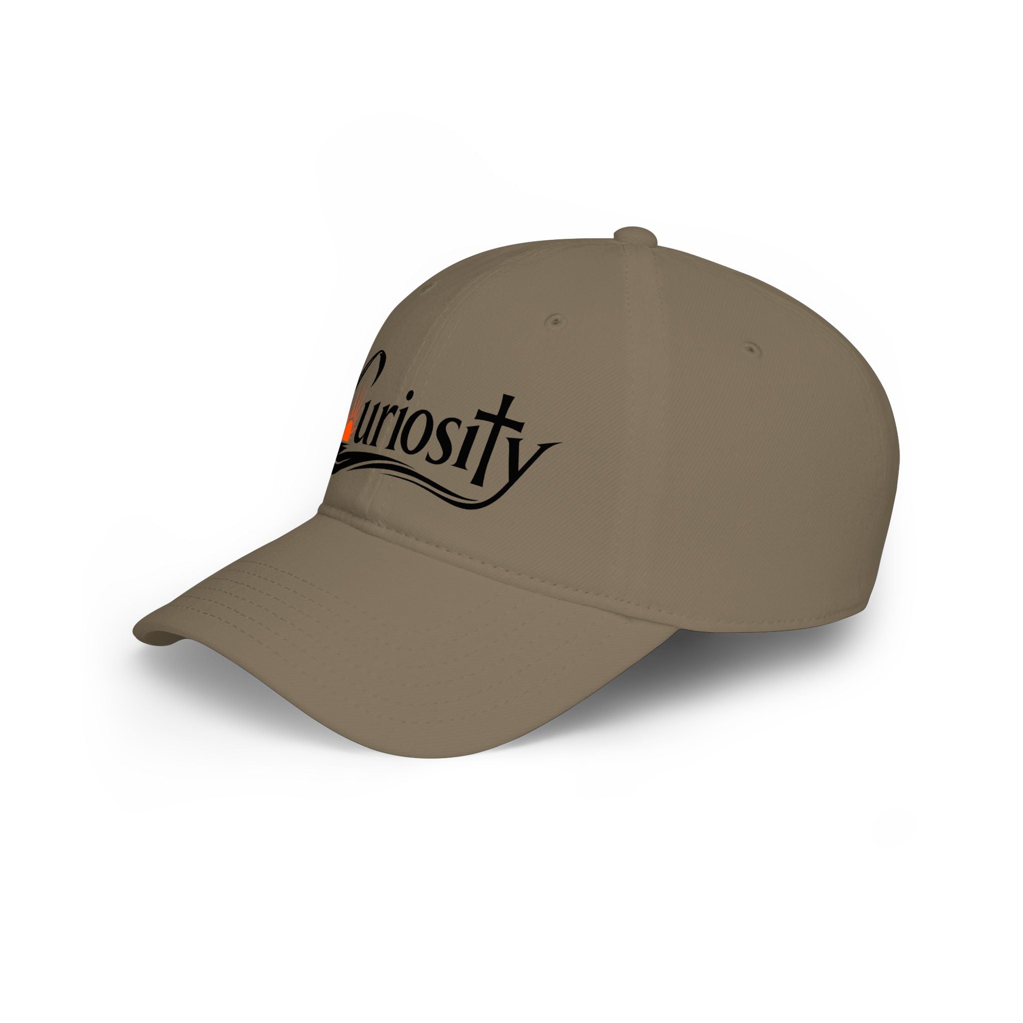 Curiosity Logo Baseball Cap | embroidered script logo cap