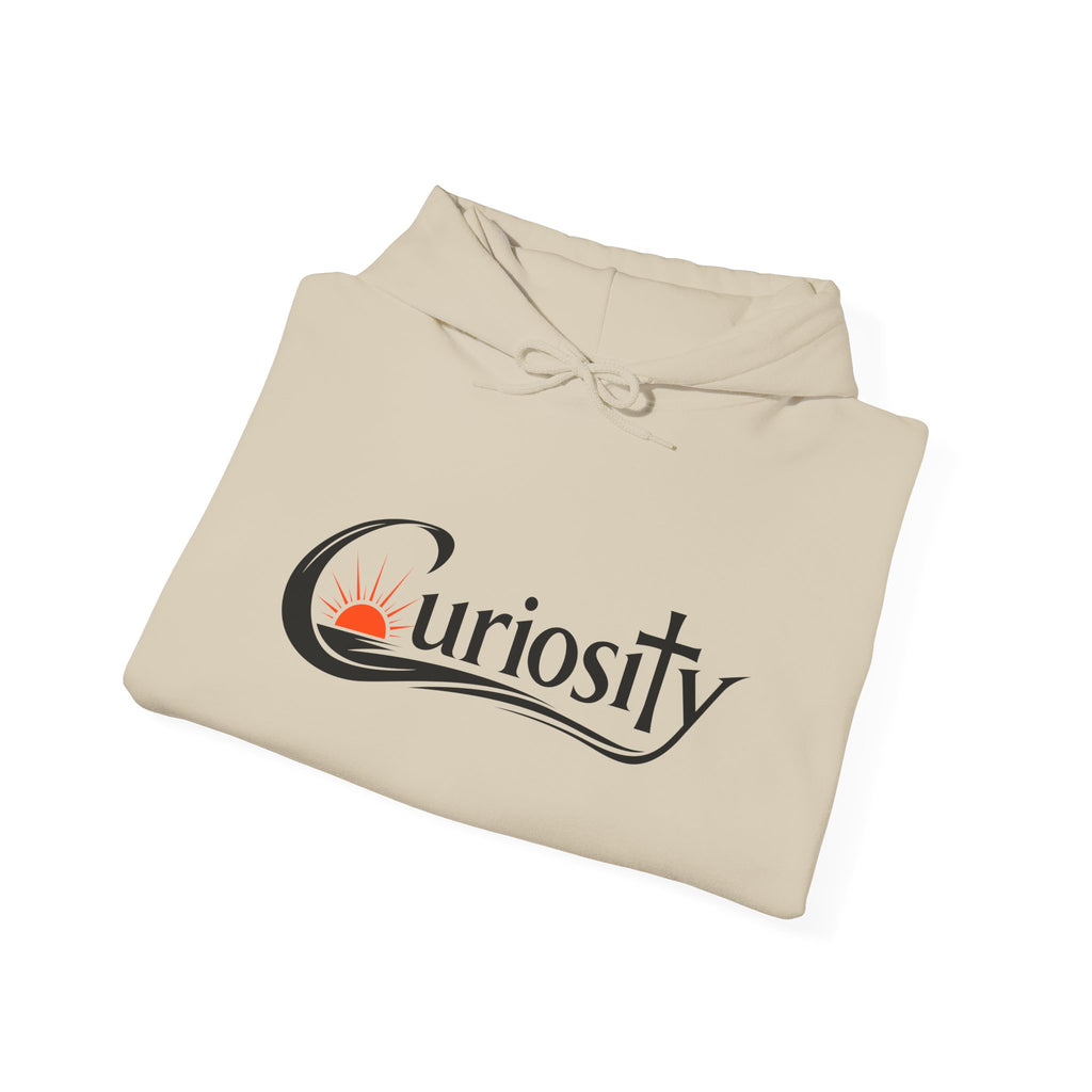 Curiosity logo hoodie | Hooded Sweatshirt, "The answers are waiting."